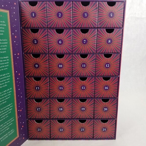 Vosges Haute-Chocolat Gnome Christmas Advent Calendar Box 2020 Empty 24 Drawers - Picture 16 of 16